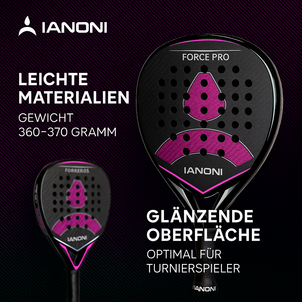 BOMBER PRO – Diamond 3K Carbon Padel-Schläger (38 mm / 360 g)