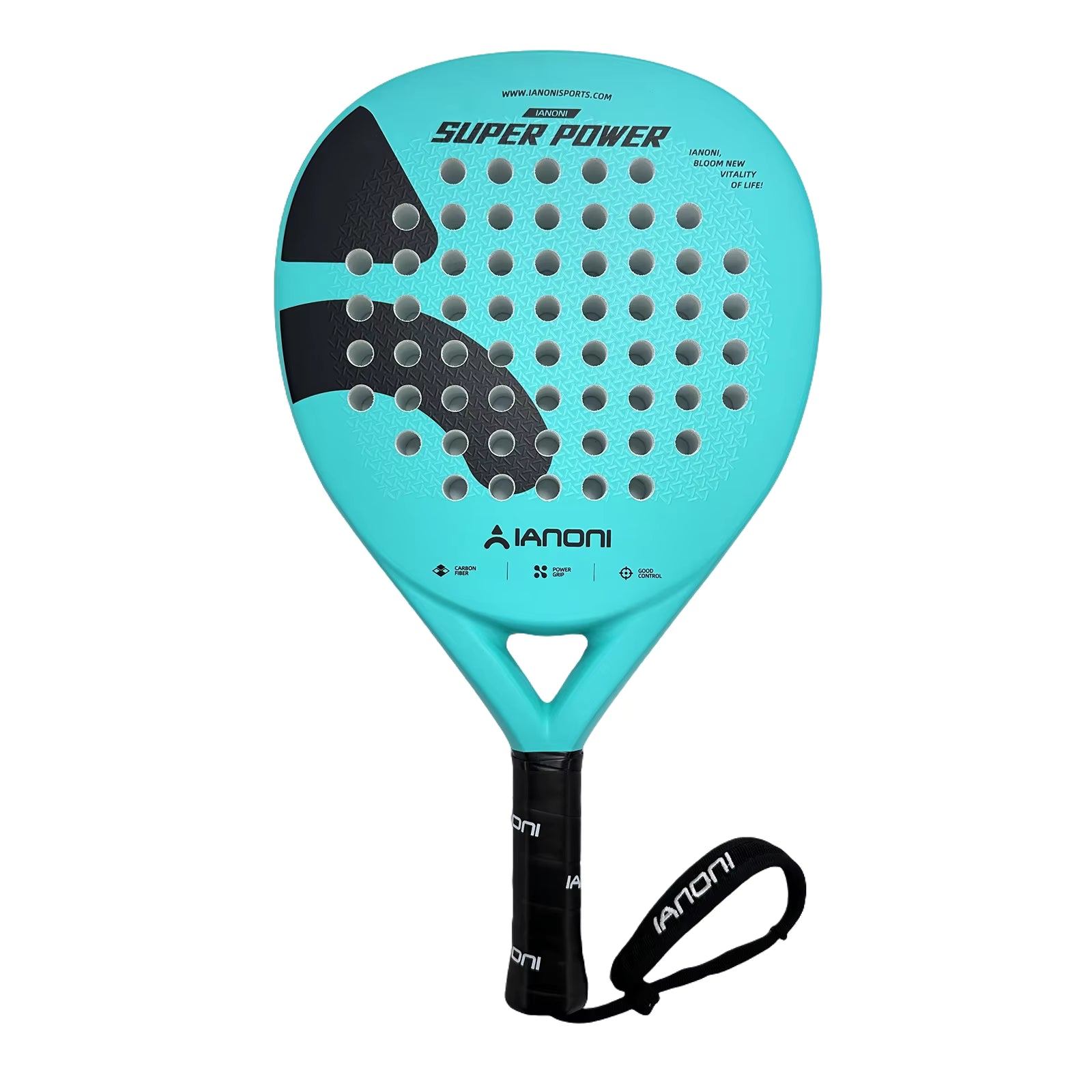 IANONI SUPER POWER Padel Schläger – 3D Carbon Oberfläche