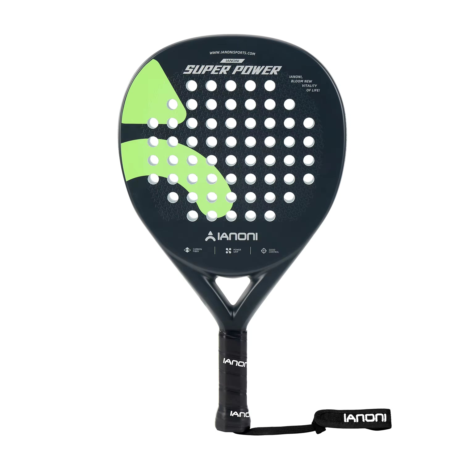 IANONI SUPER POWER Padel Schläger – 3D Carbon Oberfläche