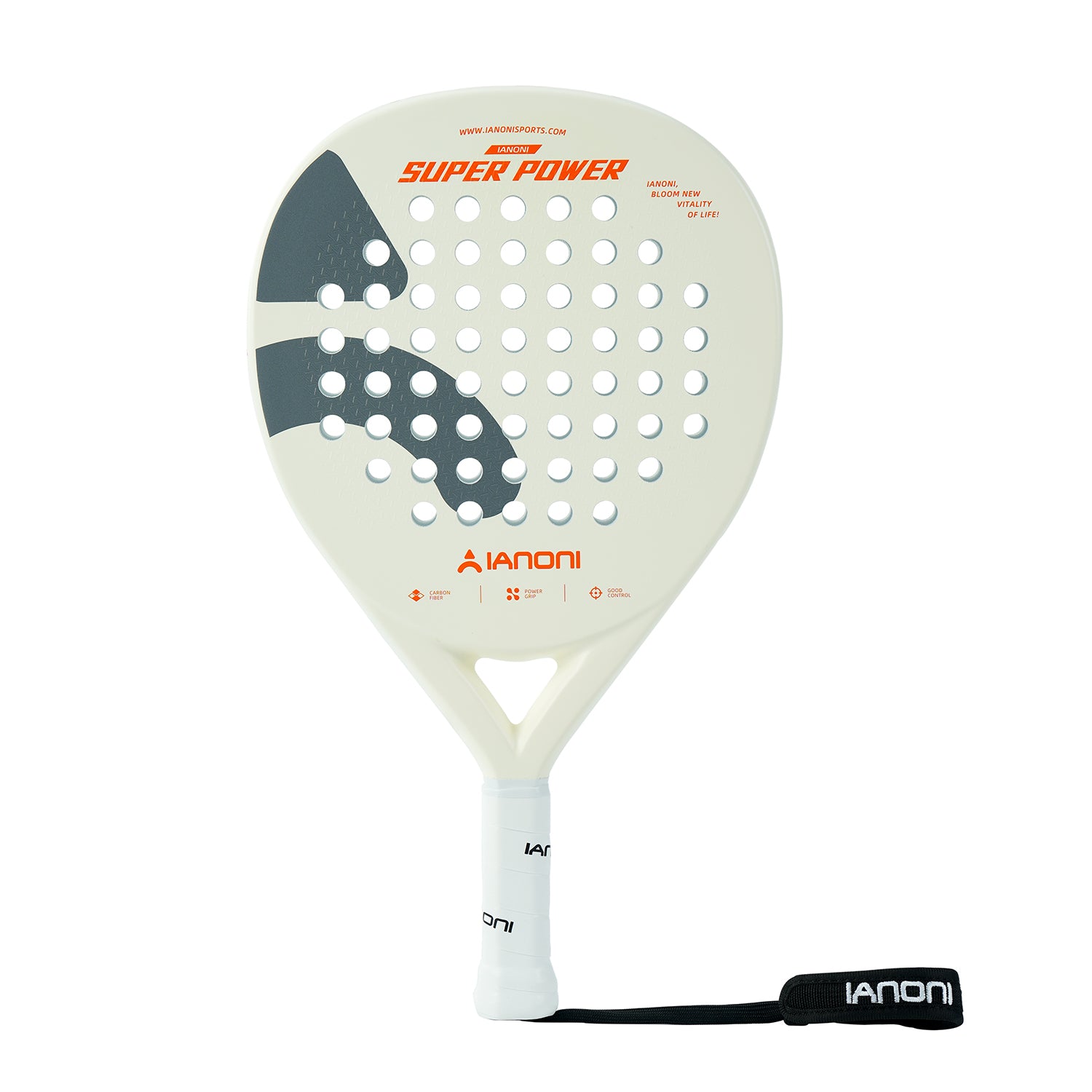 IANONI SUPER POWER Padel Schläger – 3D Carbon Oberfläche