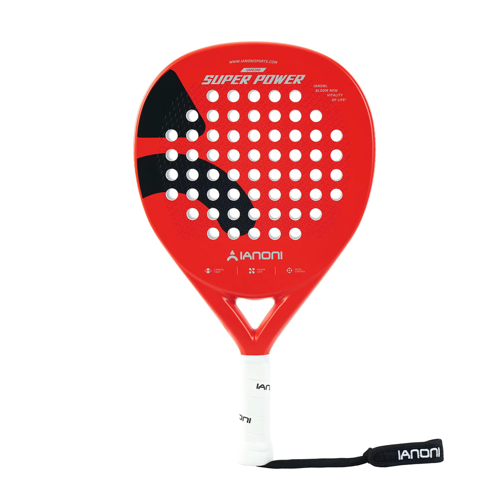 IANONI SUPER POWER Padel Schläger – 3D Carbon Oberfläche