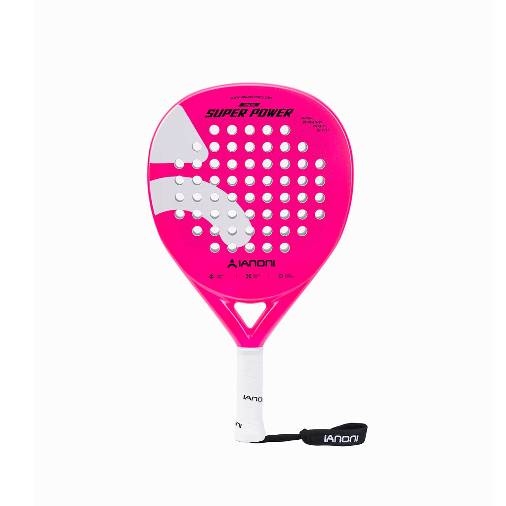 IANONI SUPER POWER Padel Schläger – 3D Carbon Oberfläche